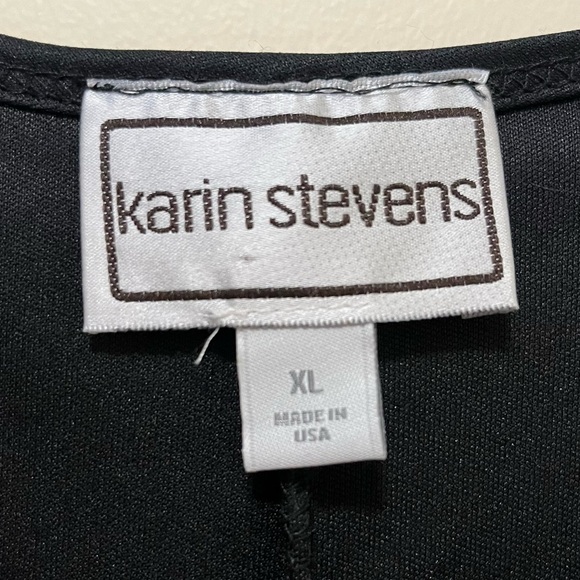 Karin Stevens Sleeveless Mesh Overlay Dress - Picture 6 of 15